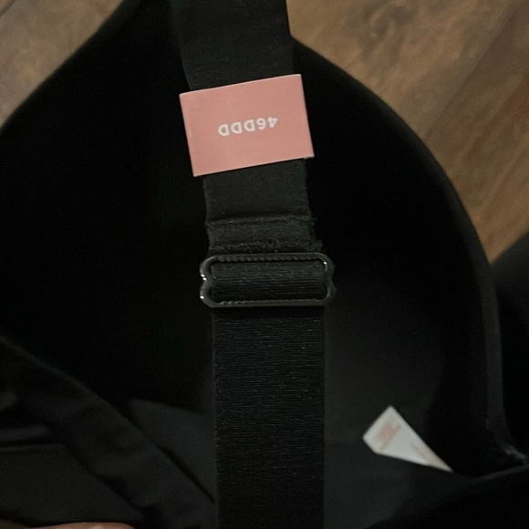 The Modern Cacique Collection Lightly Lined Balconette Bra 46DDD Black Underwire - Picture 10 of 11